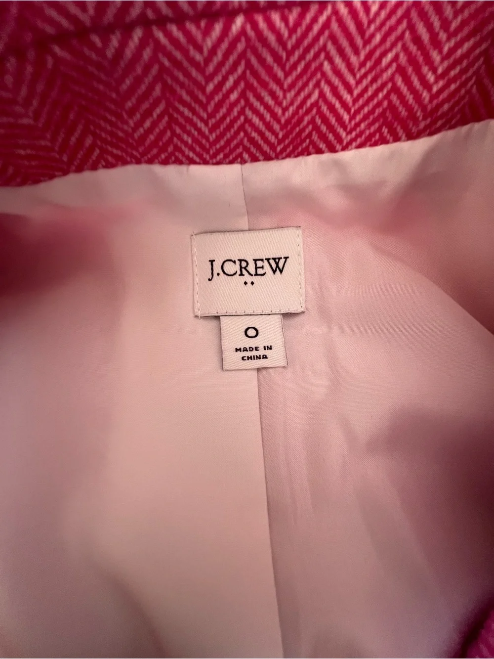 J. Crew Pink Tailored Women's Blazer